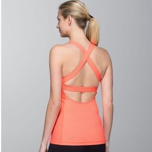 Lululemon coral top 8